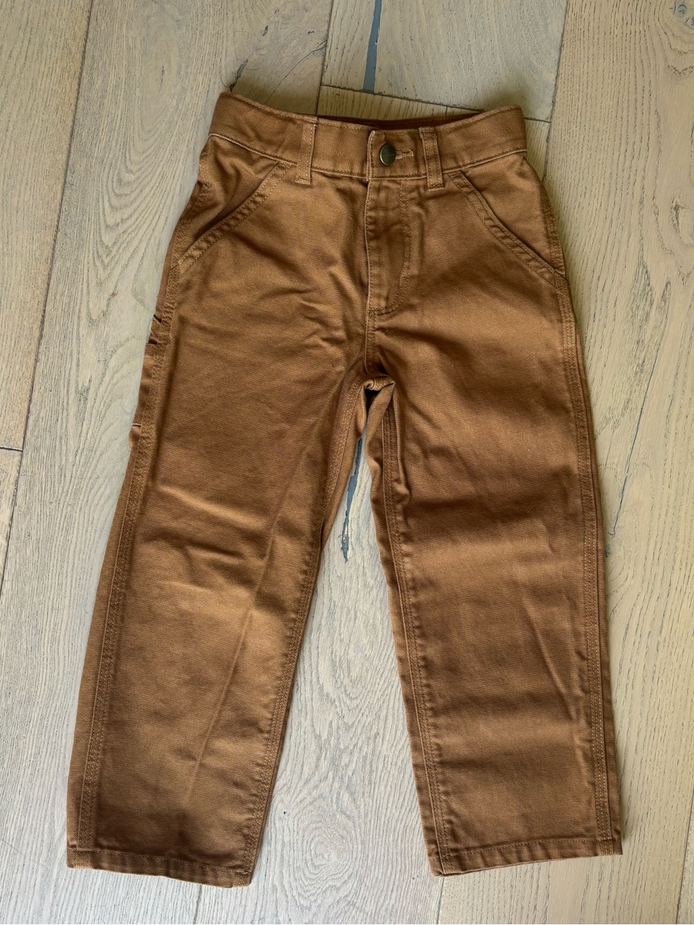 Carhartt Kids Brown Work-Style Jeans